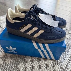 Adidas Spezial Navy and Cream Sneakers